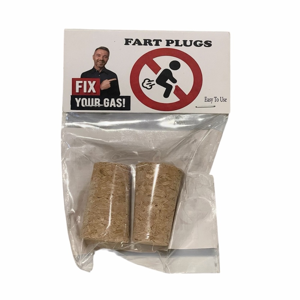 Novelty Fart Plugs “Fix your gas!” Gag Gift